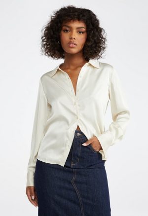Femme Satin Blouse